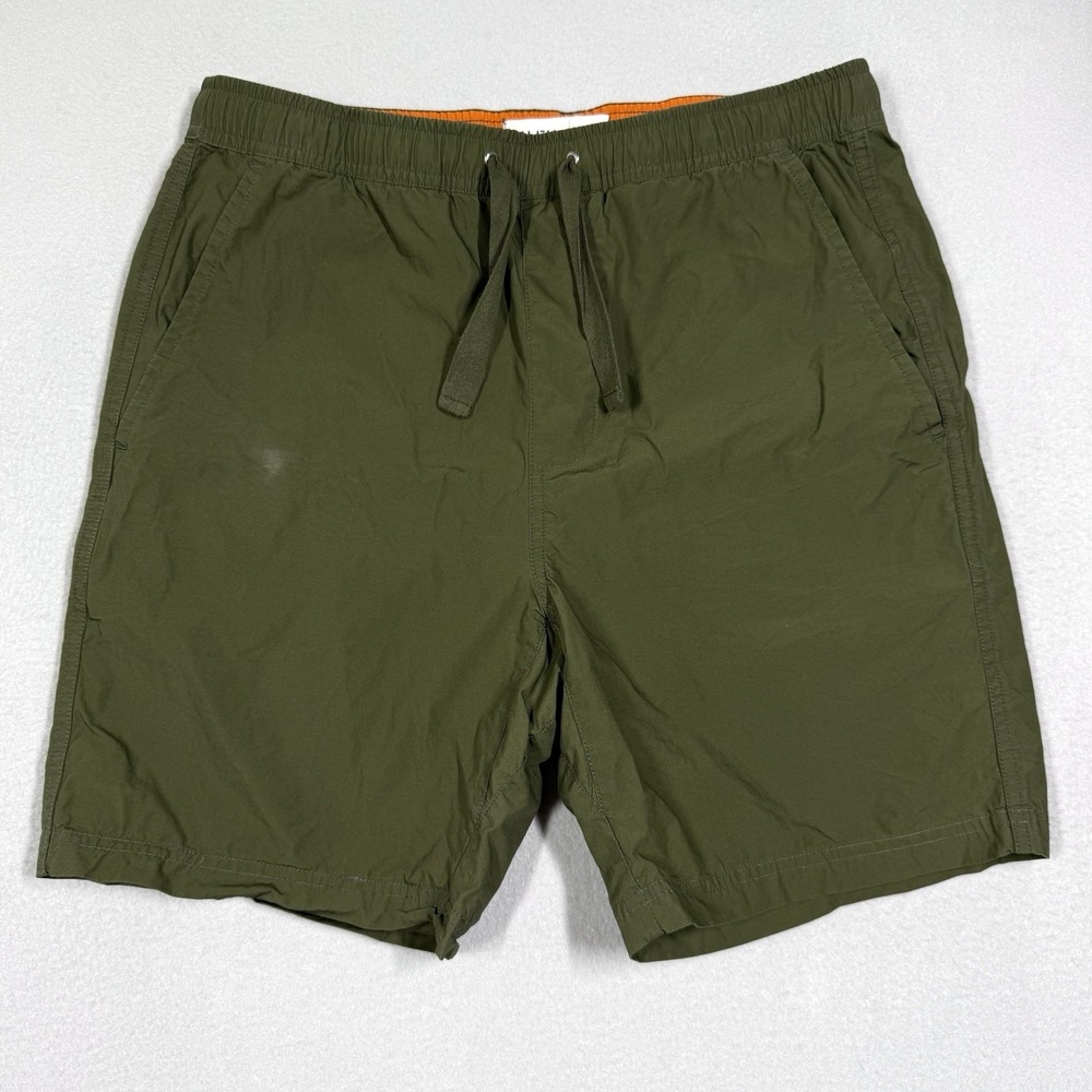 Alex Mill Shorts Mens Small Pull On Cotton Chino Drawstring Elastic Waist‎ 7"